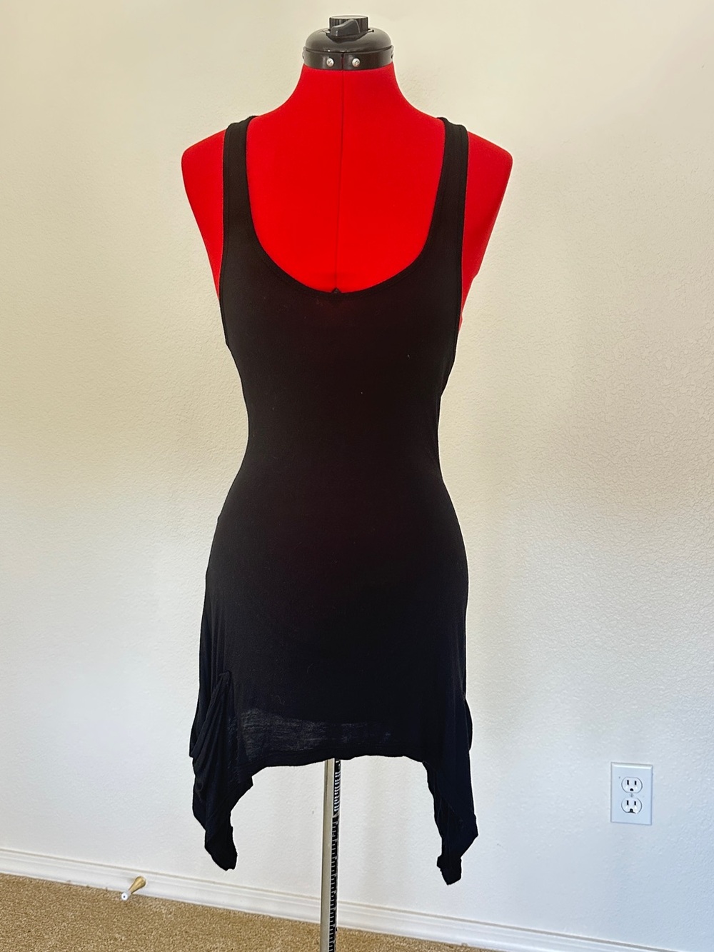 ASOS Black Scoop Neck Tank Tunic USA size 2